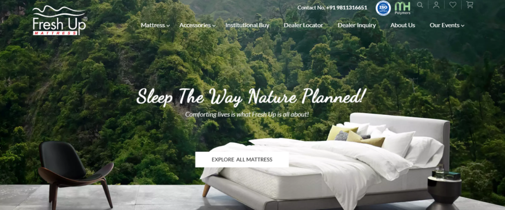 Freshupmattresses.com – A first of its kind Mattress E-commerce website & Mobile App from eMavens